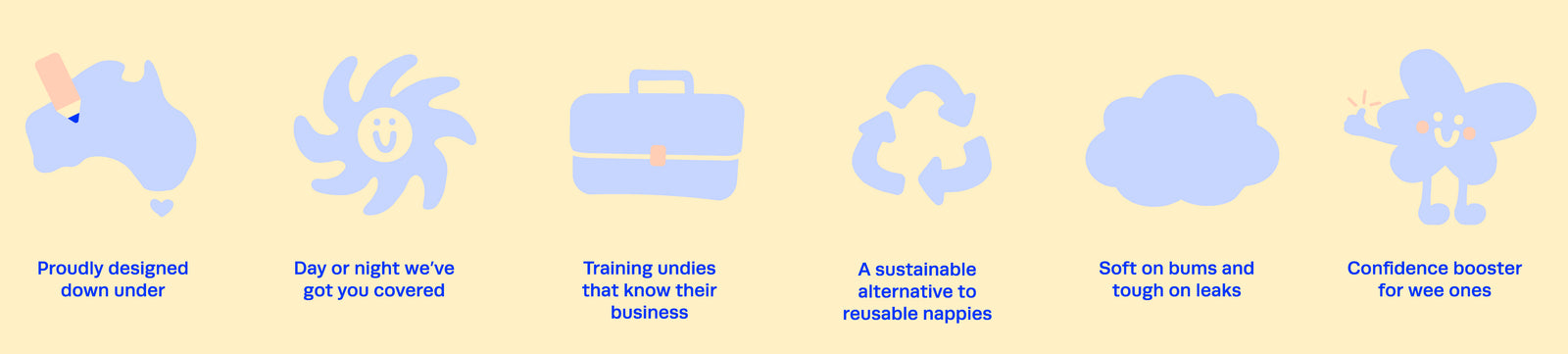 Key benefits of Cubby Bubs toilet training undies for toddlers