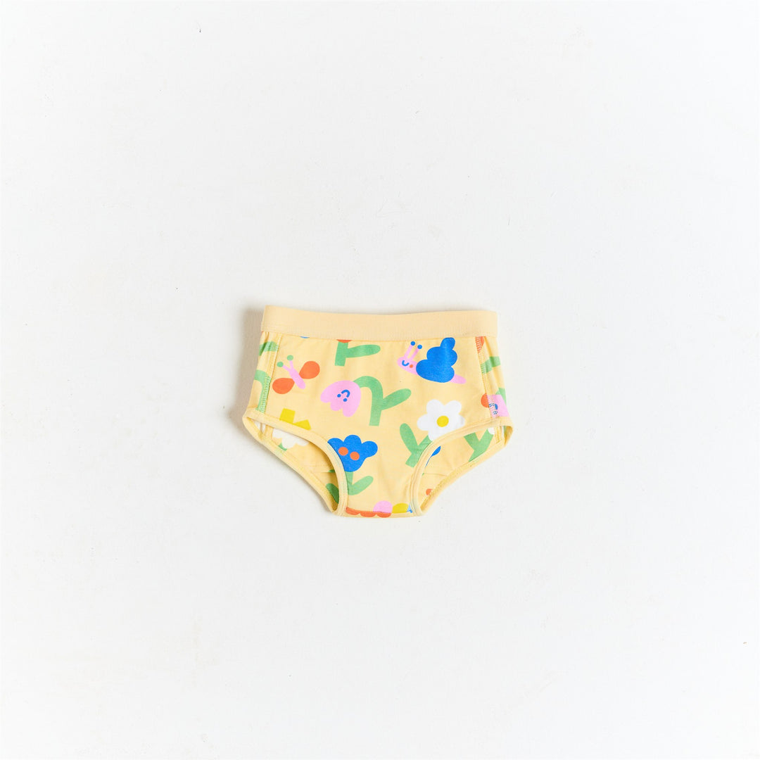 Reusable yellow  training pants for toddlers made for everyday potty training